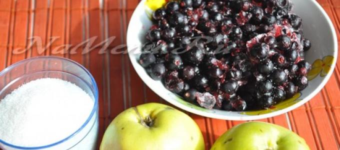 Blackcurrant and apple jam Blackcurrant with apples recipes