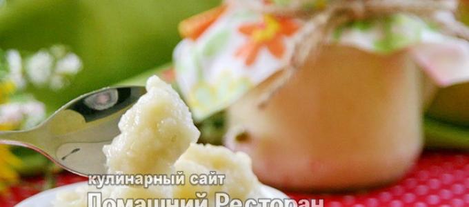 Rețete pentru recoltarea piureului de cartofi „Nezhenka” din mere și lapte condensat pentru iarnă